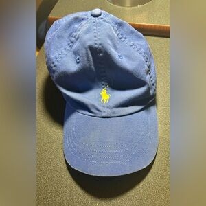Ralph Lauren Blue Cap with Yellow Logo